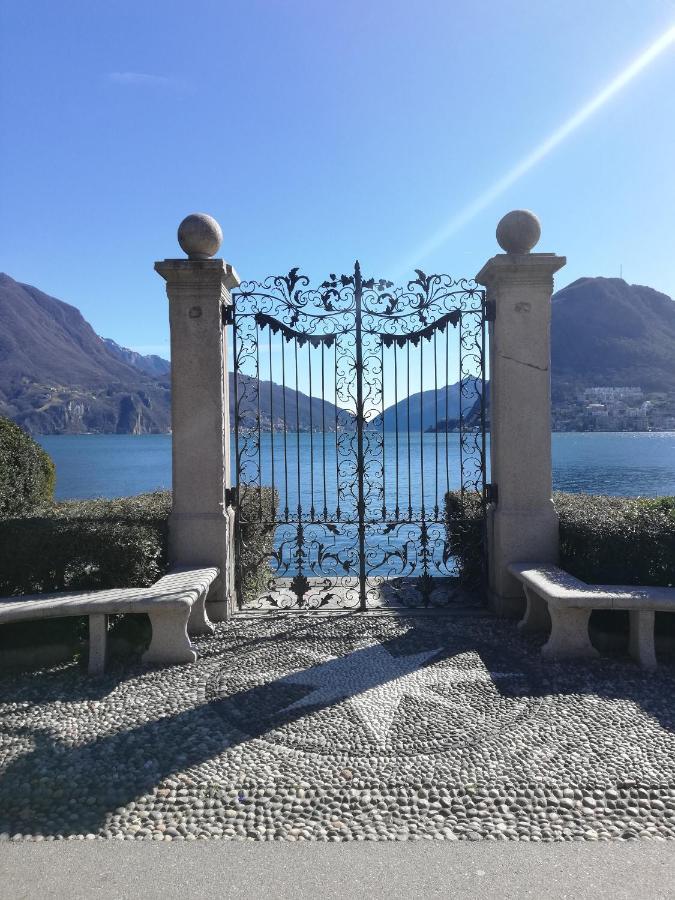 Giardino Leilighet Porto Valtravaglia Eksteriør bilde